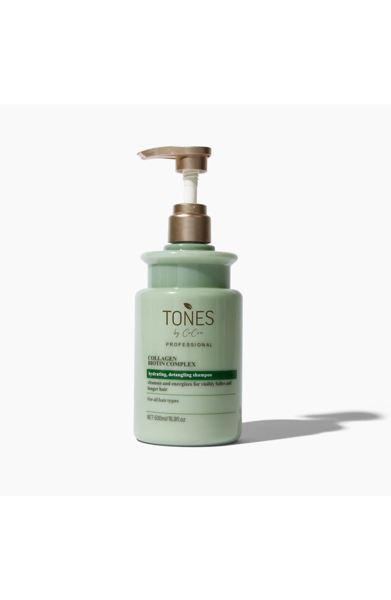TONES by Cocoa Collagen Biotin Complex Shampoo 500ml, Main, color, Orange