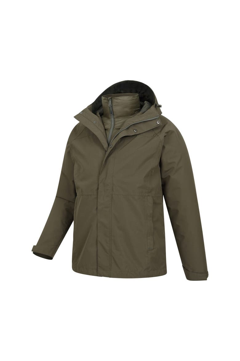 Alaskan 3 in 1 Waterproof Jacket, Alternate, color, Khaki