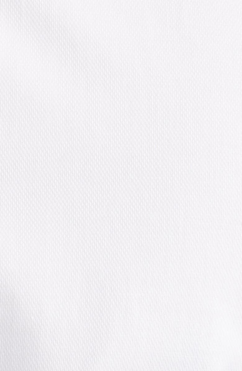 BOSS Hank Slim Fit Tuxedo Shirt, Alternate, color, Wht