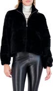 GORSKI Genuine Shearling Horizontal Zip Jacket
