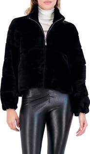 GORSKI Genuine Shearling Horizontal Zip Jacket