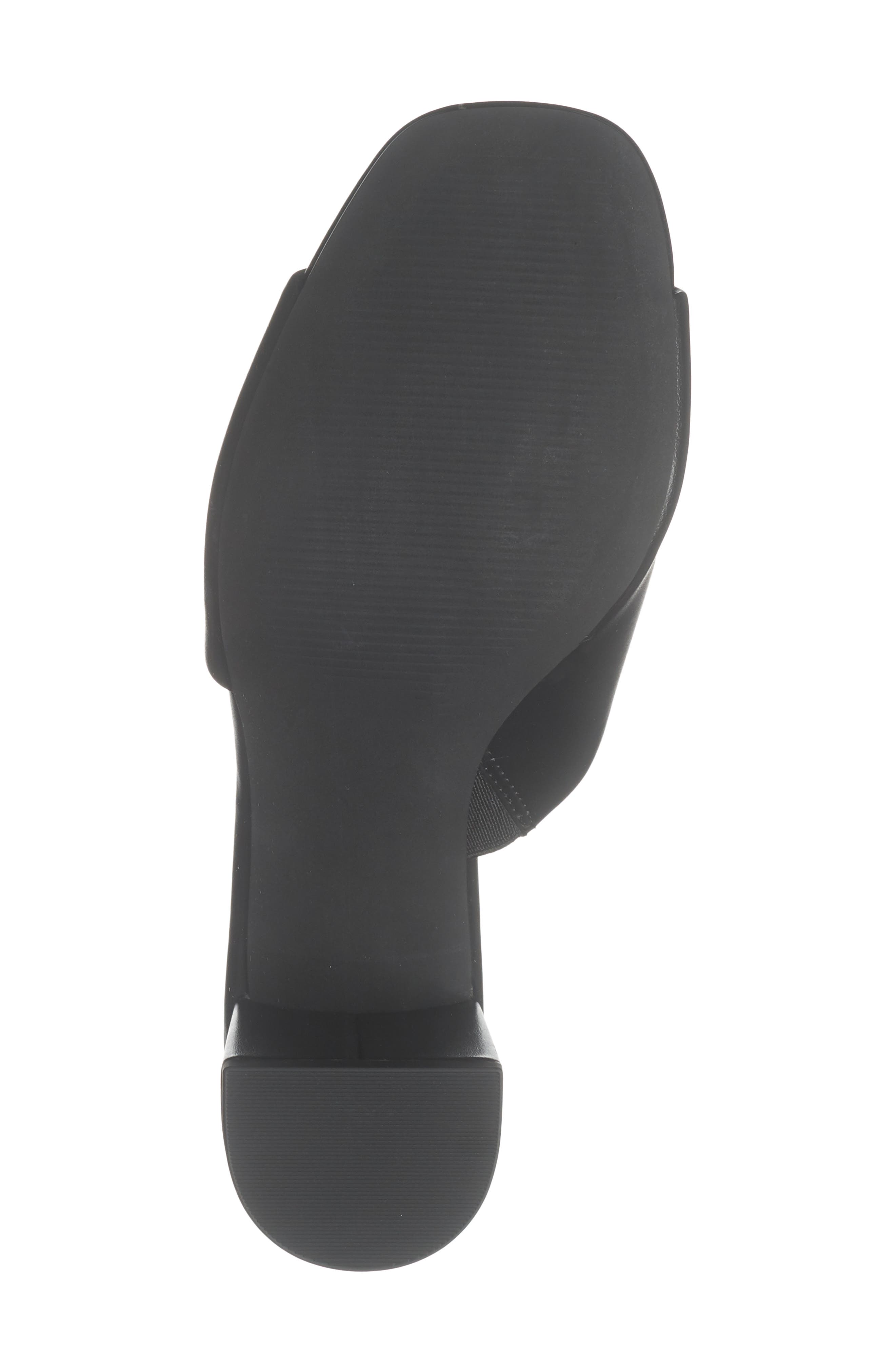 NORDSTROM RACK Luella Block Heel Slide Sandal, Alternate, color, Black