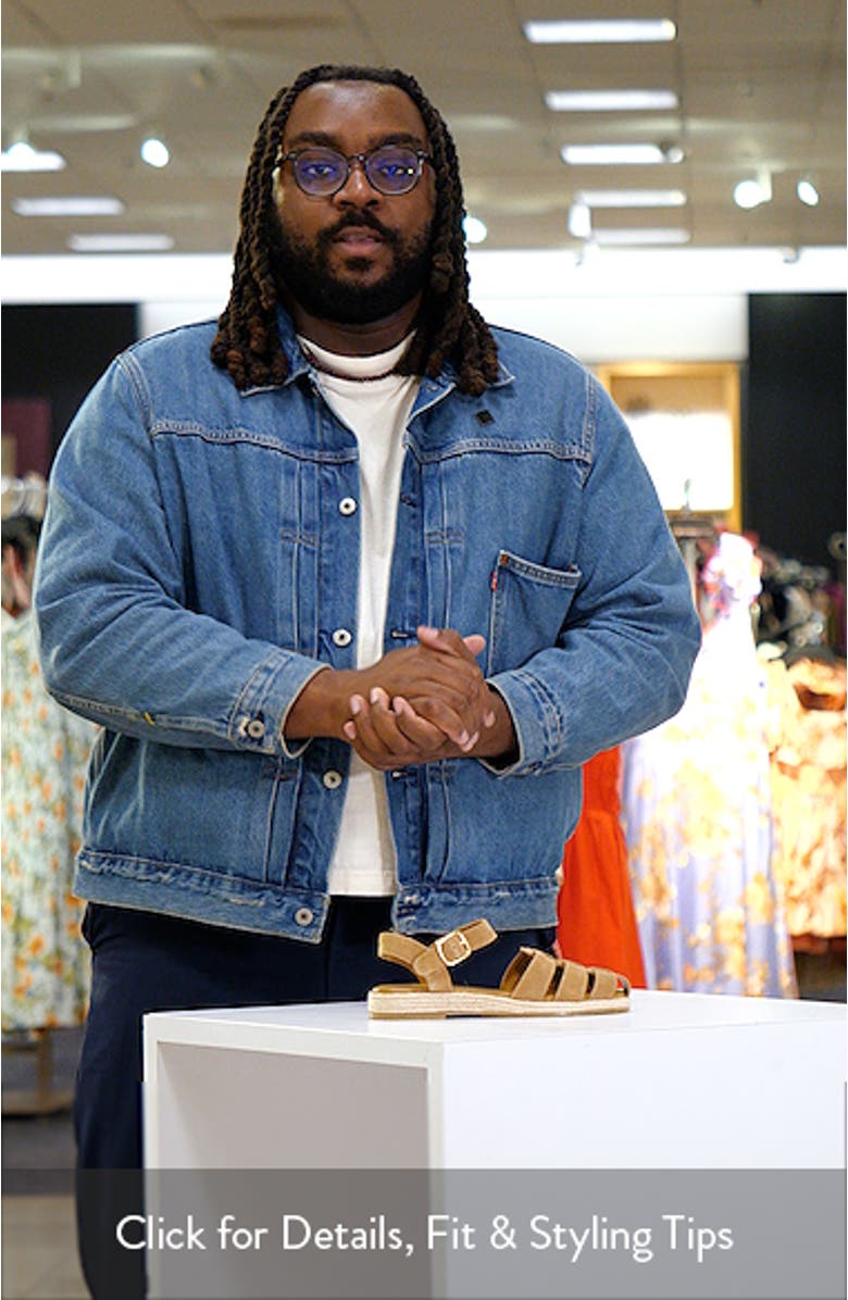 Row Espadrille Sandal, sales video thumbnail