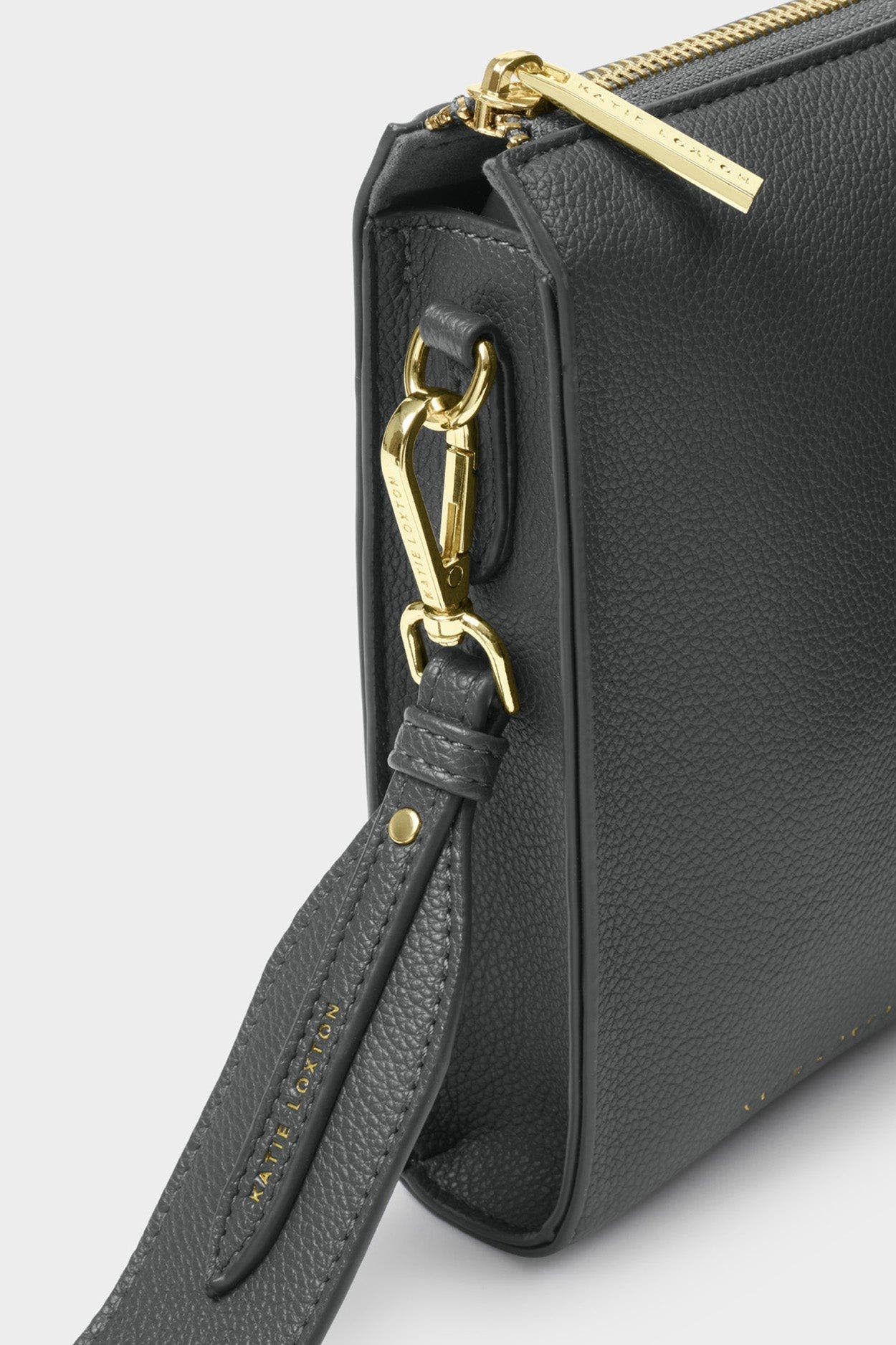 Katie Loxton Avery Slim Crossbody Bag, Alternate, color, Graphite Green