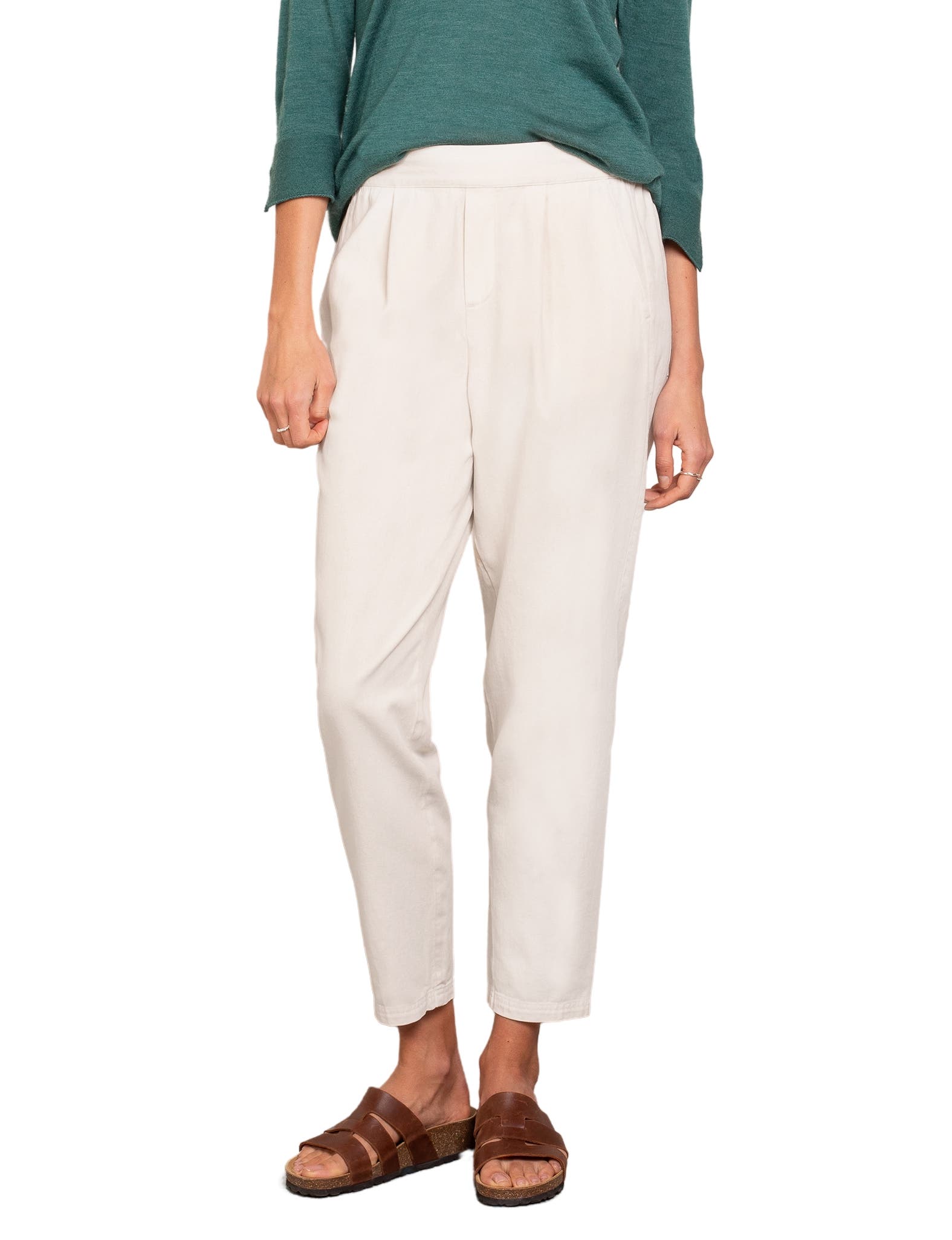 Twill Tapered Pull On Pants