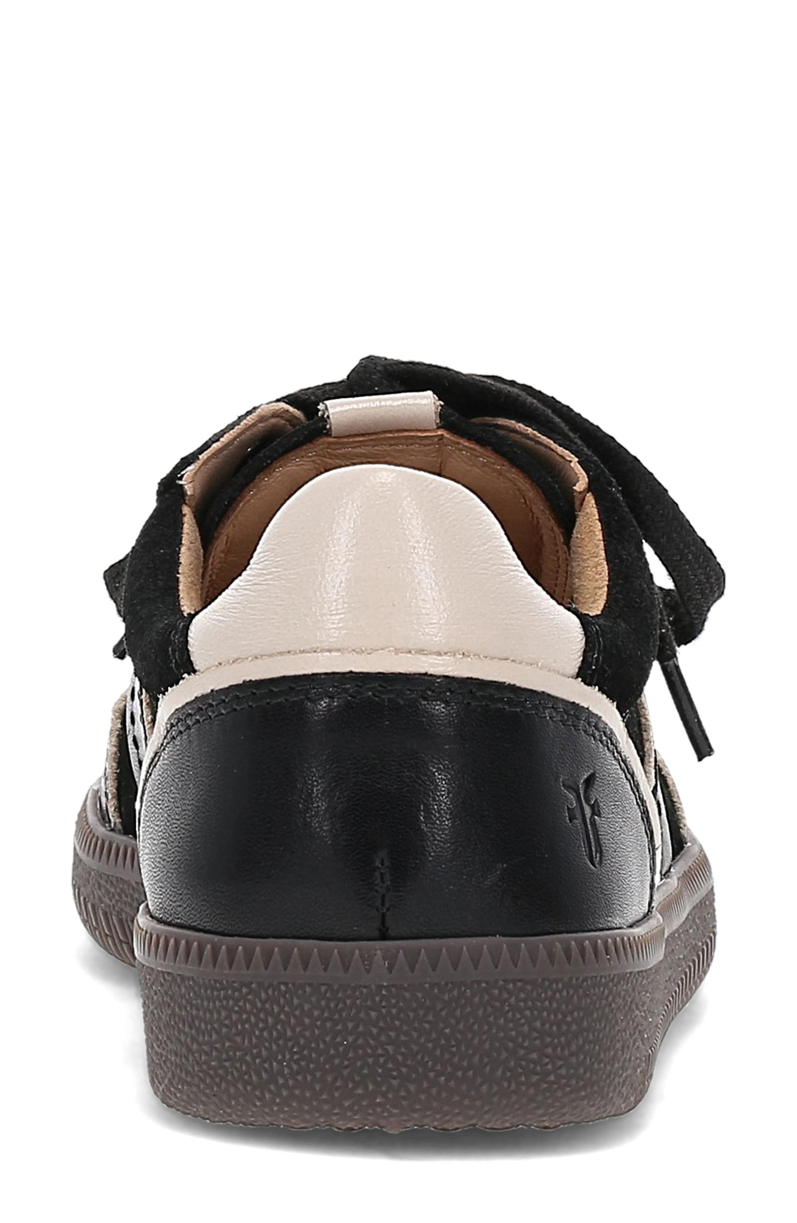 Frye Milly Low Top Sneaker, Alternate, color, Black