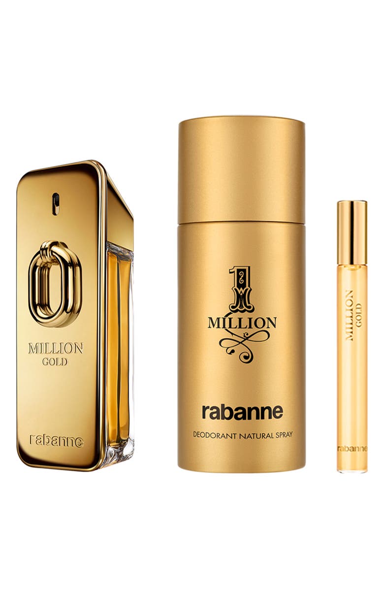 Rabanne Million Gold Eau de Parfum Intense Cologne Set $201 Value, Alternate, color, 