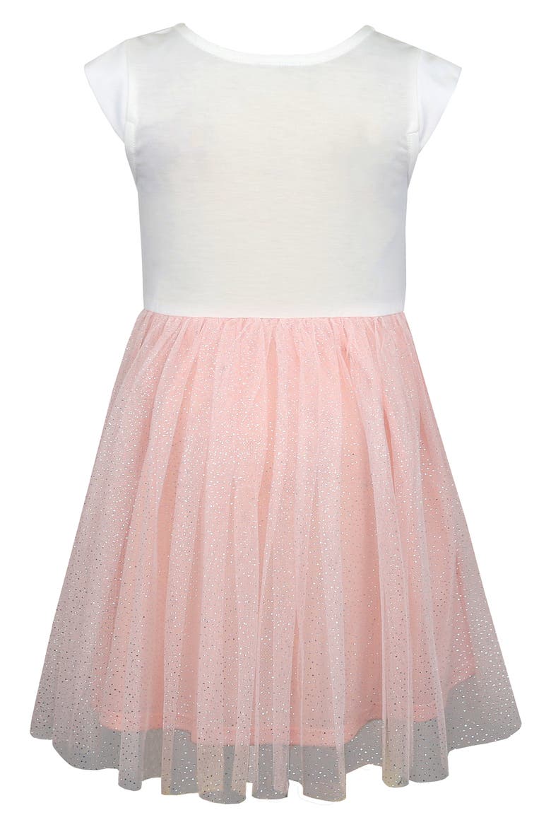 Kids' Cap Sleeve Tutu Dress, Alternate, color, IVORY/ BLUSH