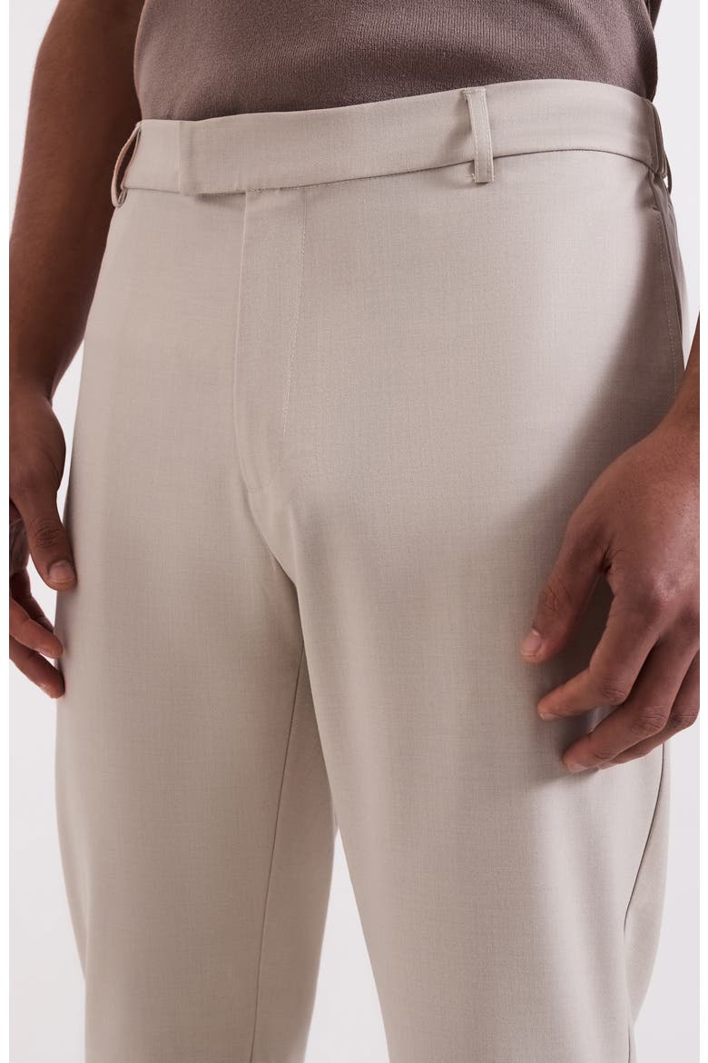Aster Tailored Stretch Slim Leg Trousers, Alternate, color, Light Beige