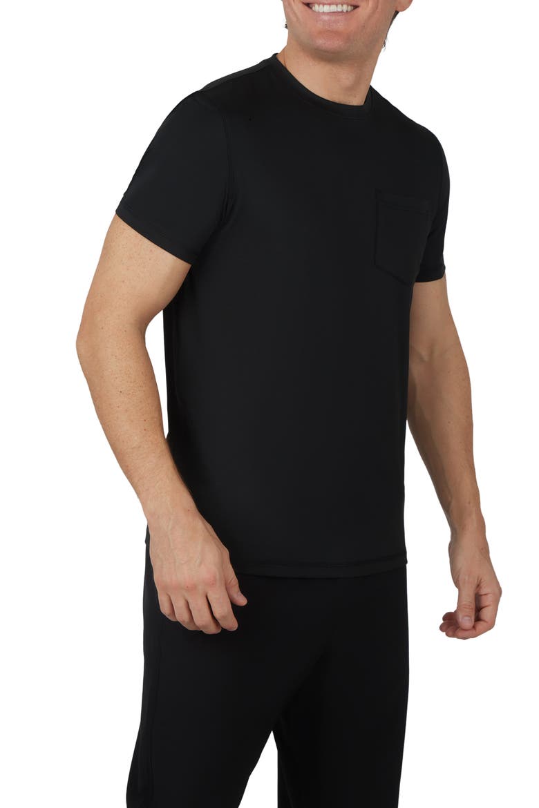 Nomad Knit Pocket T-Shirt, Alternate, color, BLACK