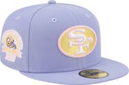 New Era Men's New Era Light Purple San Francisco 49ers Lavender Bloom 59FIFTY Fitted Hat