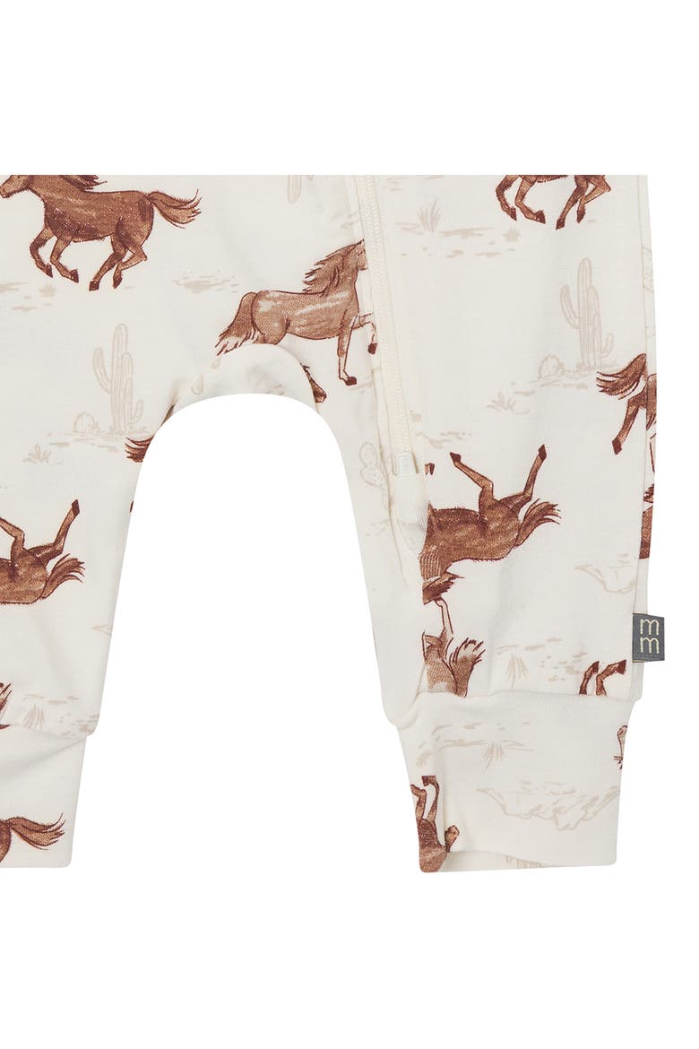 Footless Pajamas, Alternate, color, Wild Horses