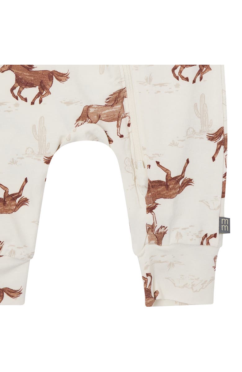 Modern Moments<sup>™</sup> by Gerber Footless Pajamas, Alternate, color, Wild Horses