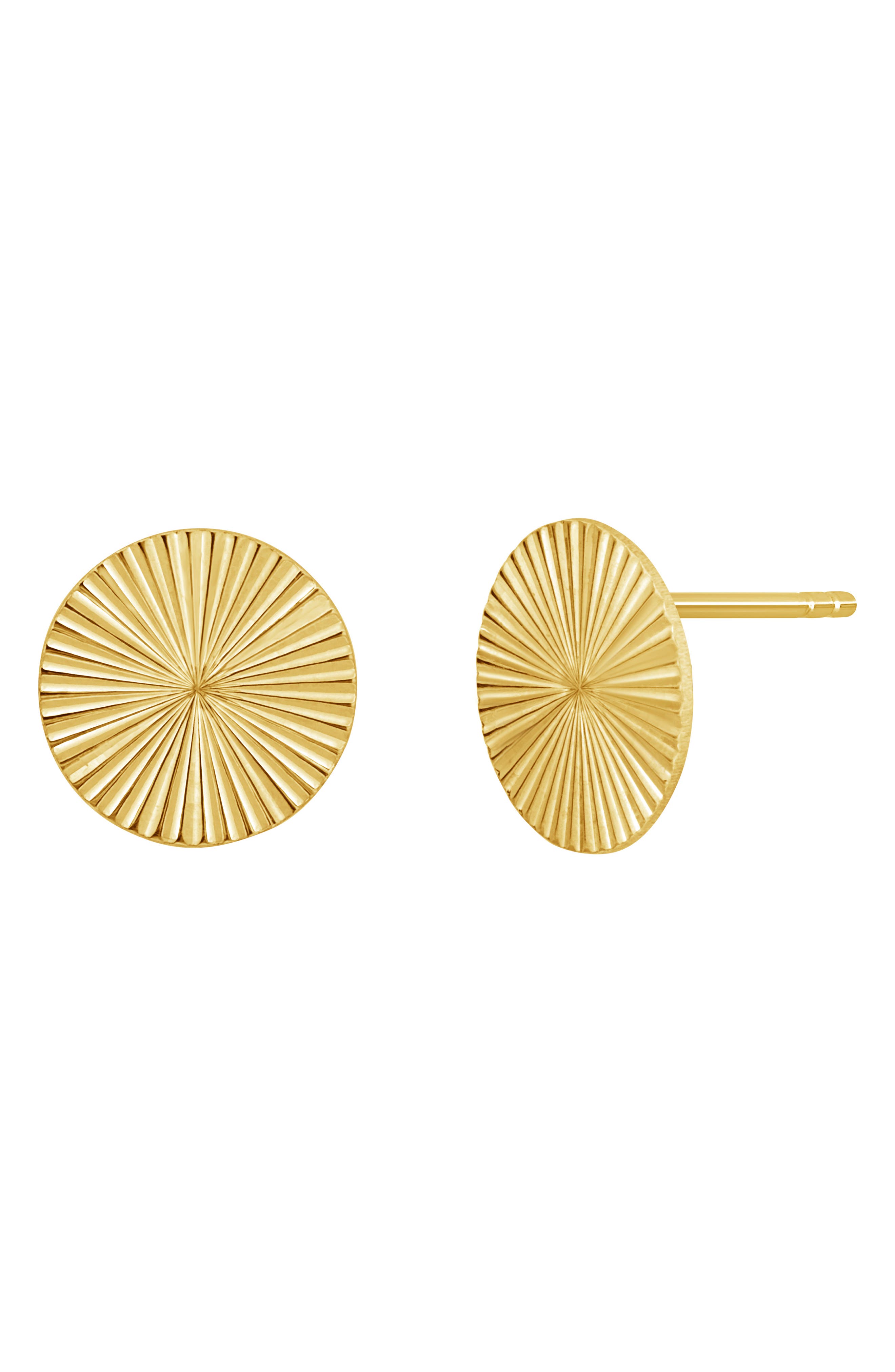Bony Levy 14K Gold Round Stud Earrings