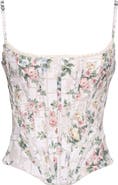 HOUSE OF CB Cadie Stretch Cotton Corset Top
