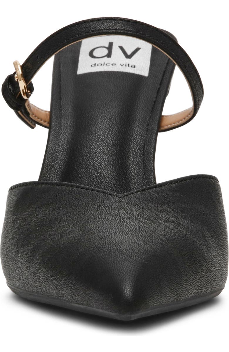 DV by Dolce Vita Geanie Pointed Toe Pump, Alternate, color, Black Smooth