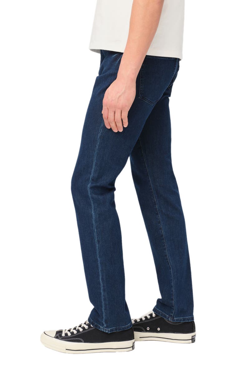 Ams Stretch Slim Fit Straight Leg Jeans, Alternate, color, TONAL MIDNIGHT