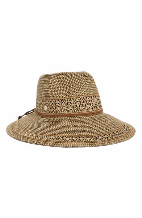 Tapered Back Tweed Panama Hat