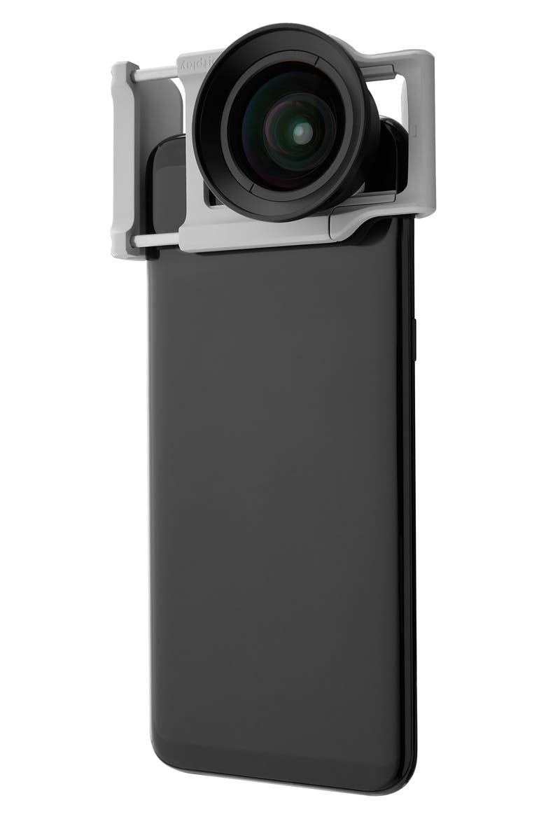 AllClip Lens Holder + Premium HD Wide Angle Lens, Main, color, SILVER