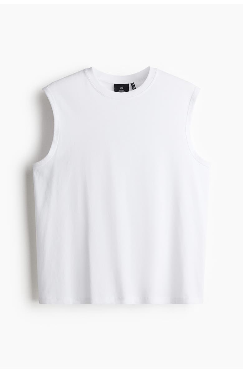H&M Coolmax<sup>®</sup> regular fit tank top, Alternate, color, White