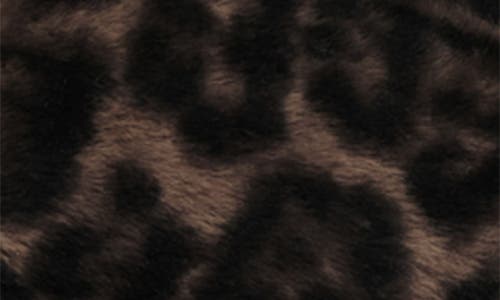 Apparis Dillon Faux Fur Slipper In Brown