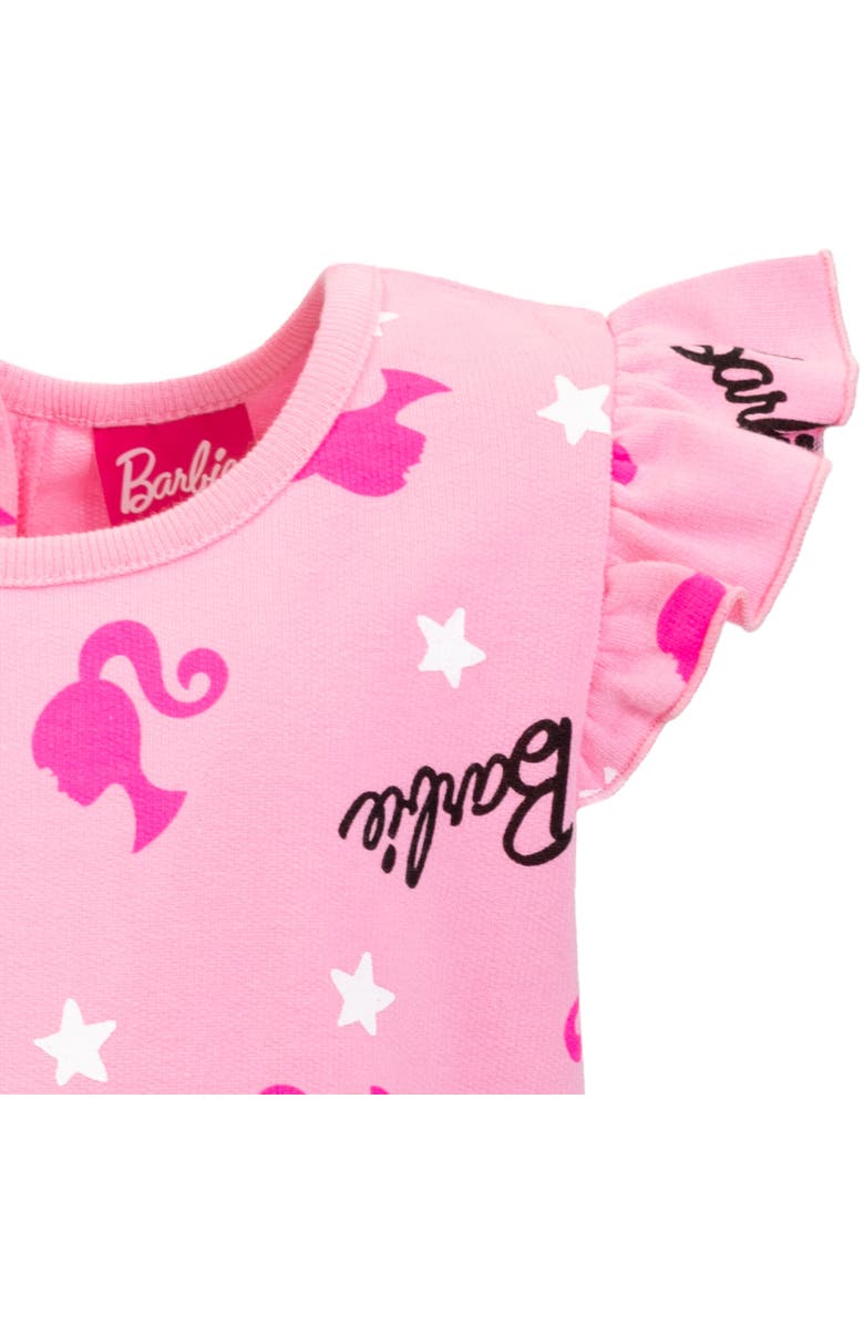 Barbie Sleeveless Skater Romper, Alternate, color, Pink