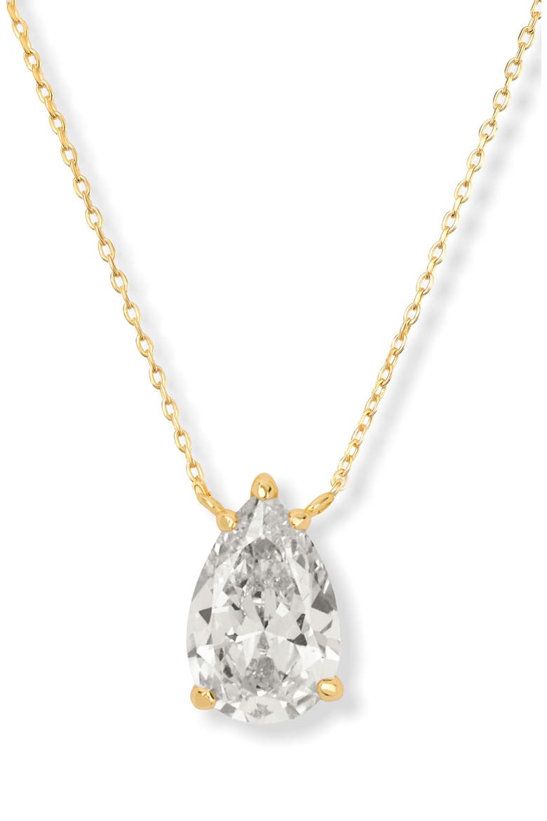 Are You Jealous Pendant Necklace, Main, color, GOLD/ WHITE DIAMONETTE
