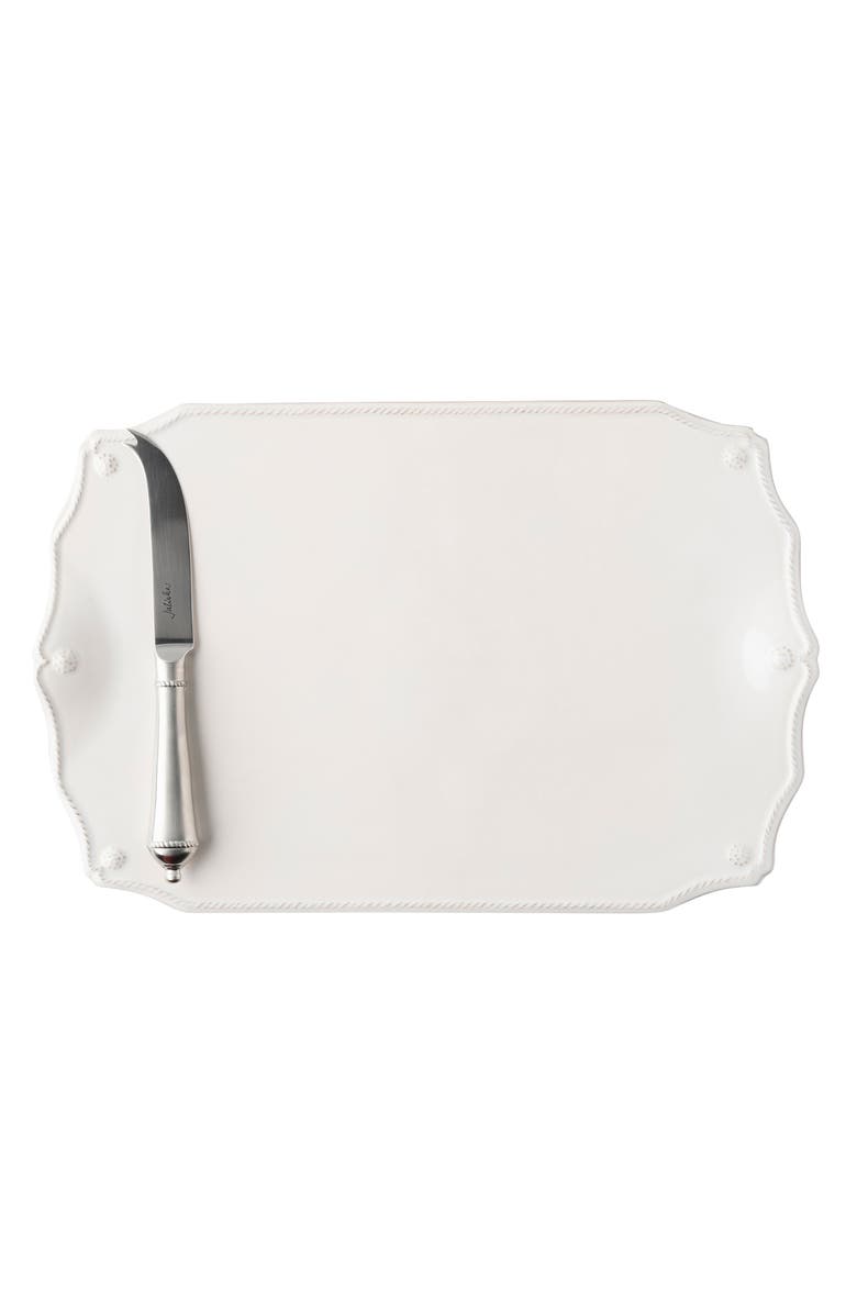 Juliska Berry and Thread Serving Board & Knife, Main, color, Whitewash