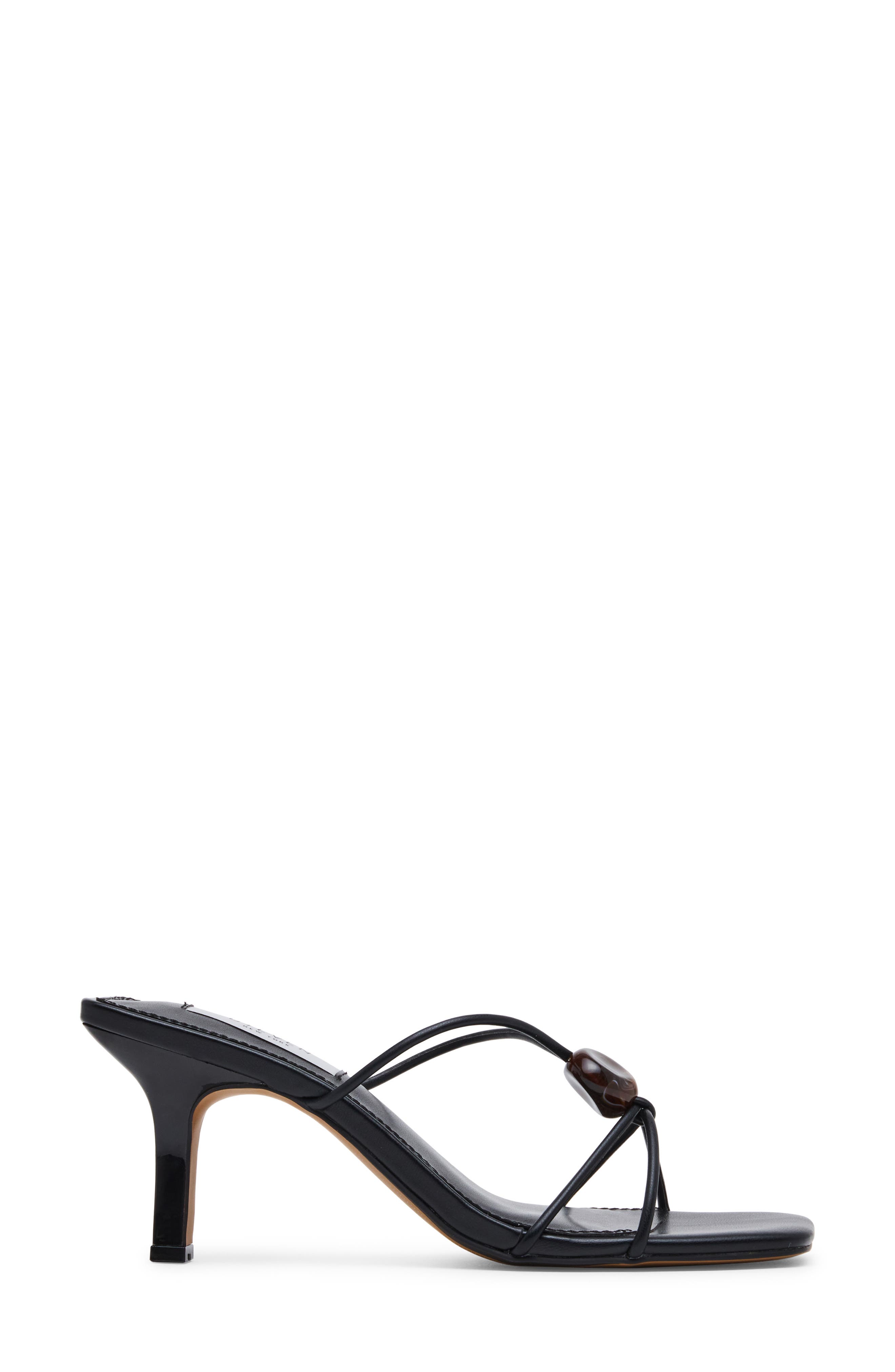 Steven New York Tish Slide Sandal, Alternate, color, Black