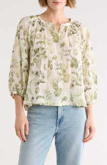 ELIE ELIE TAHARI Three-Quarter Sleeve Top
