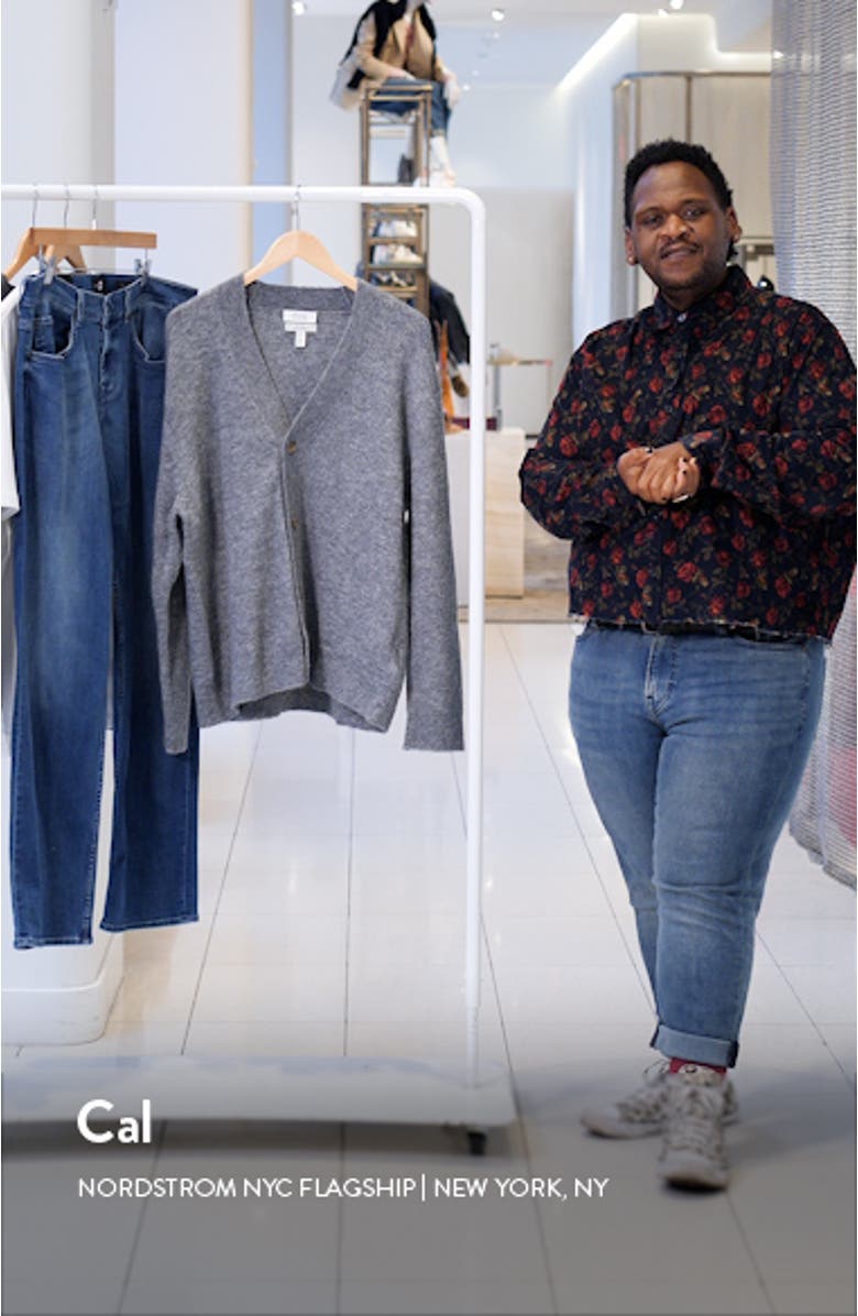 Regular Fit Wool & Mohair Blend Cardigan, sales video thumbnail