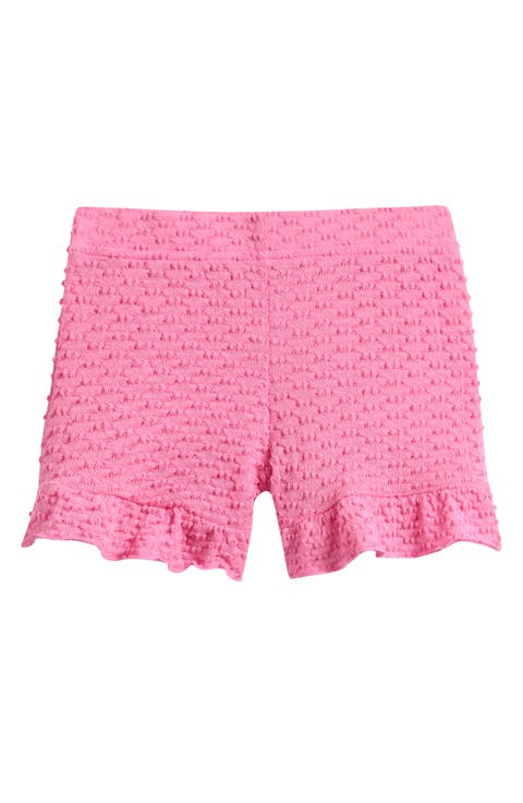 Kids' Textured Ruffle Shorts (Toddler)