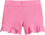 MILES THE LABEL Kids' Textured Ruffle Shorts