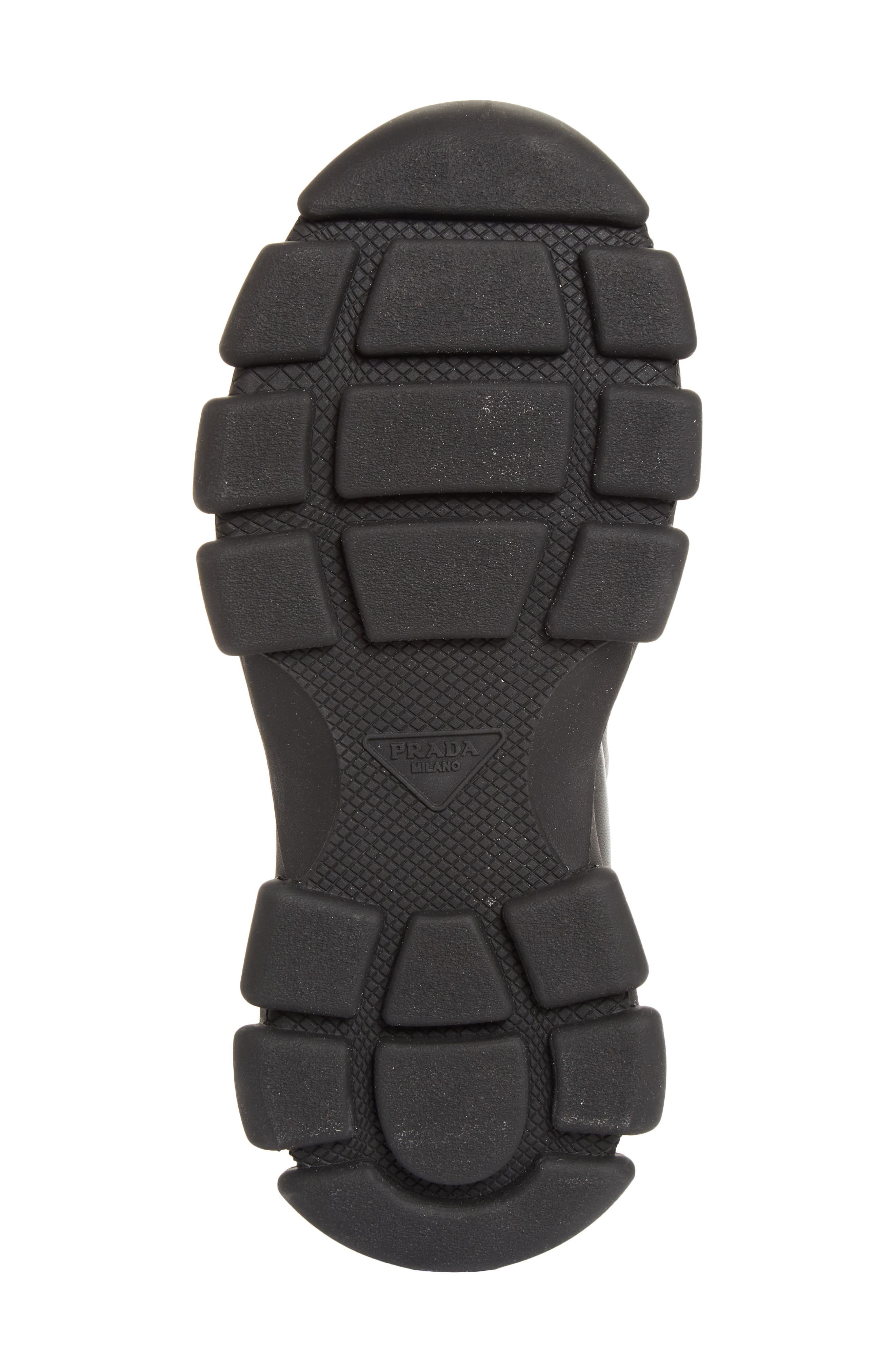 Prada Monolith Athletic Sneaker, Alternate, color, Nero