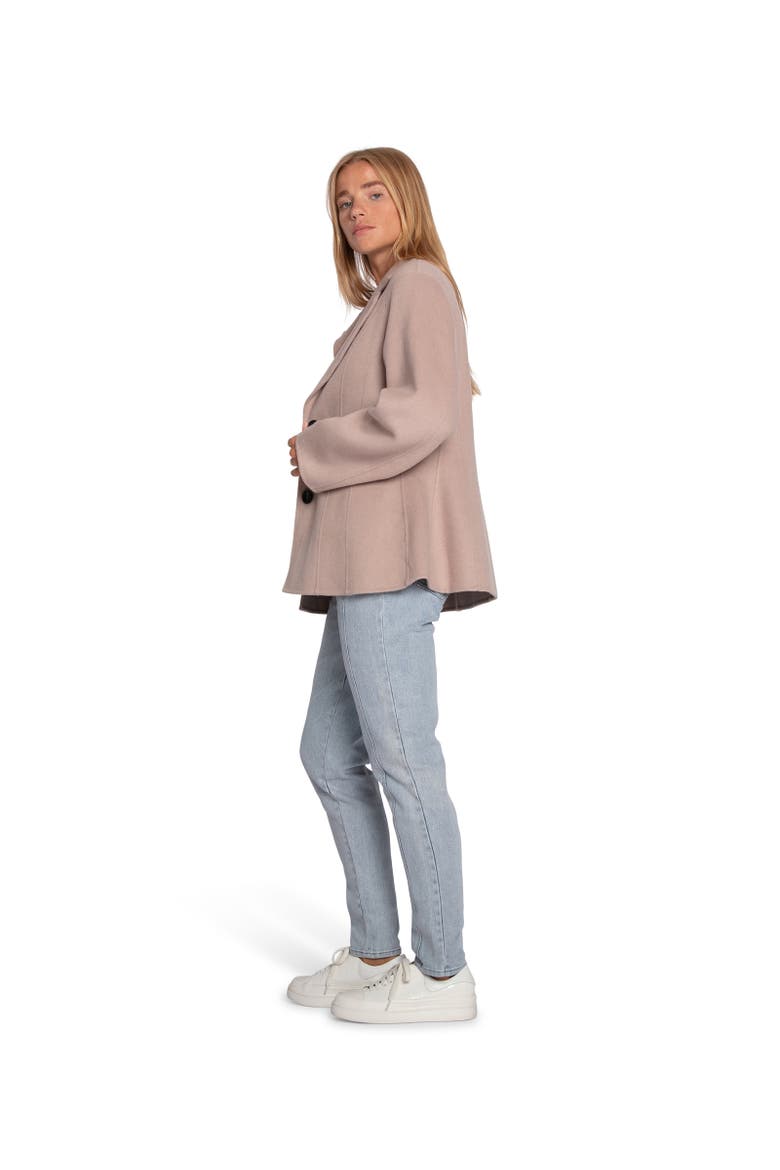 Stuck On You Oversize Cinch Waistcoat, Alternate, color, Sand