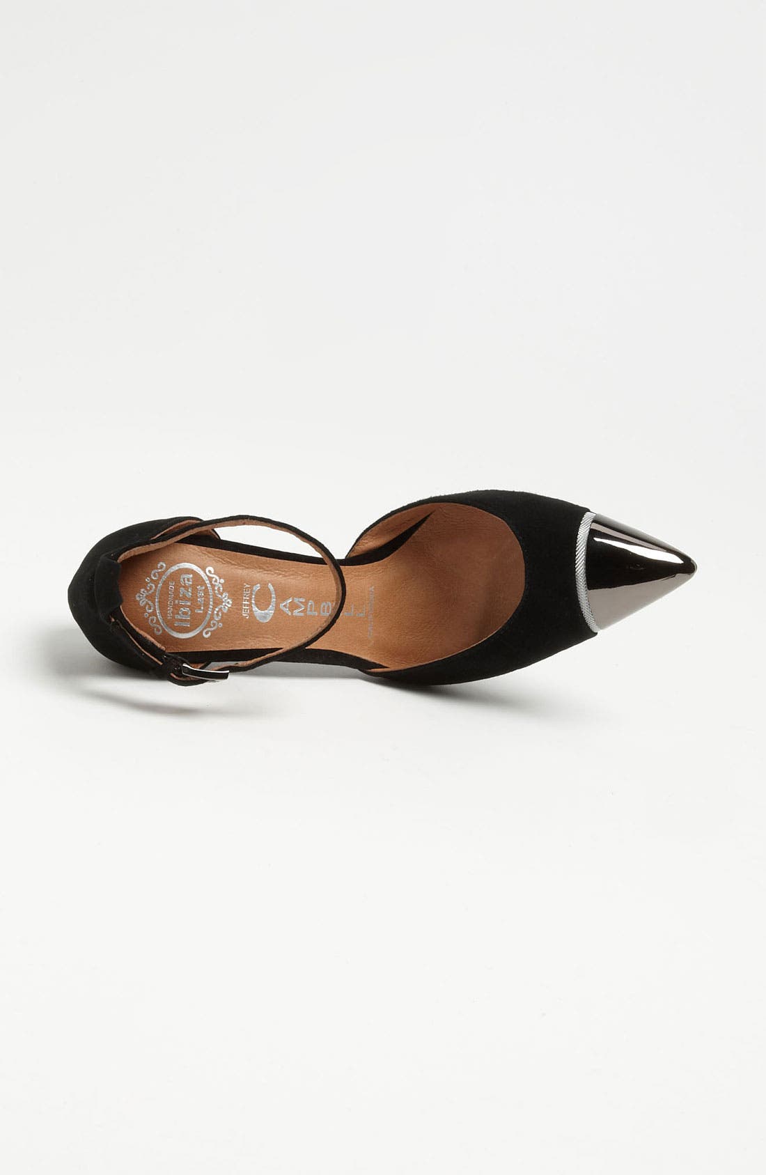'Koons' Pump, Alternate, color, BLACK SUEDE/ PEWTER
