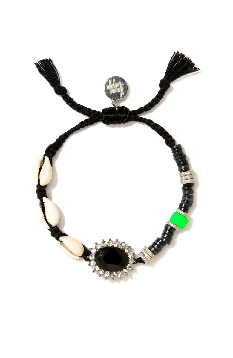 Venessa Arizaga Castaway Bracelet, Main, color, Black