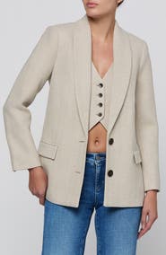 L'AGENCE Amelie Tweed Blazer