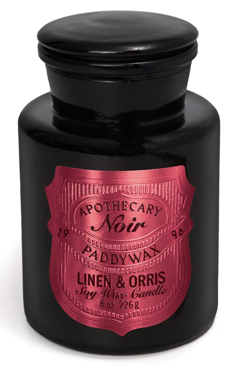 Paddywax Apothecary Jar Scented Candle, Main, color, Linen Orris