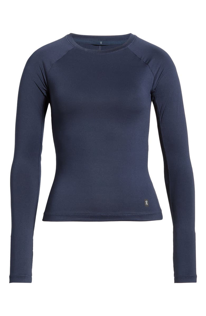 On Studio Long Sleeve T-Shirt, Main, color, Navy