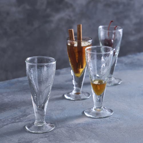The Collective Home Pebbled Footed Aperitif Glasses