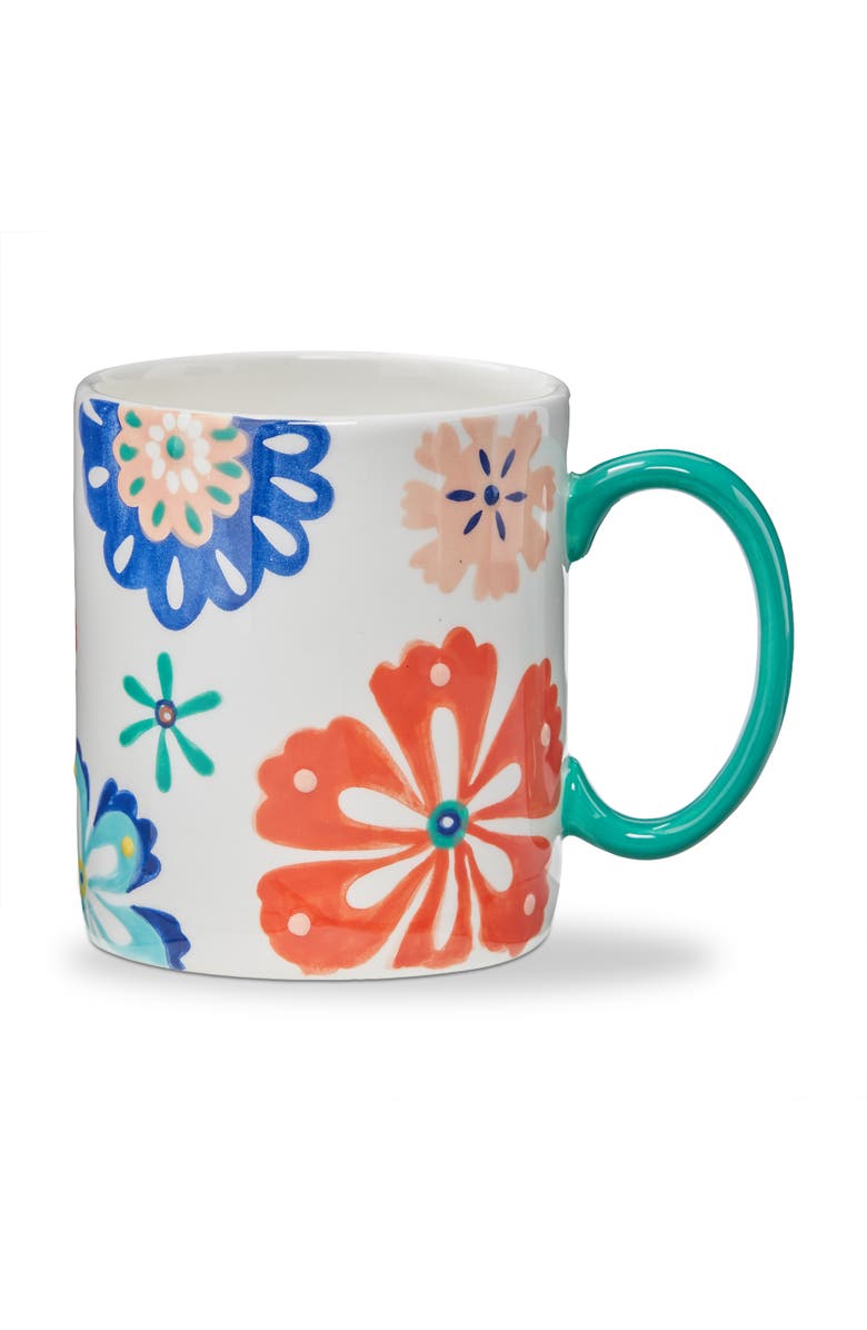 tag Eclectic Fun Earthenware Mug Multi 16 oz 3.75 x 3.75 x 4 in, Main, color, Multicolored
