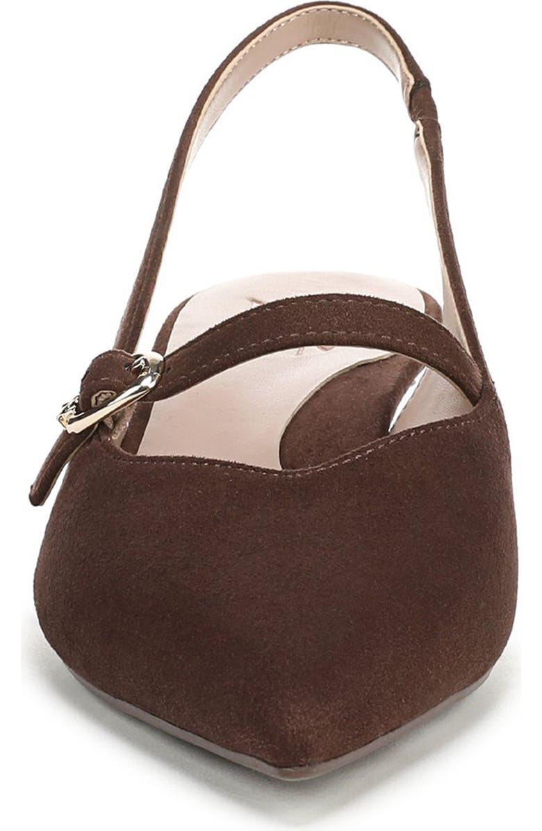 Naturalizer Grayson Mary Jane Kitten Heel Pump - Wide Width Available, Alternate, color, Chocolate Brown Fabric