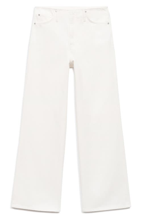 Mango Low Rise Wide Leg Jeans In Multi