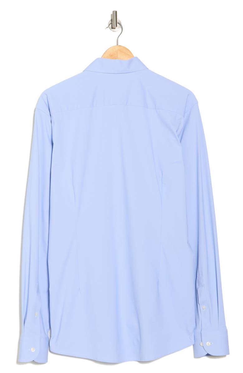 Eton Micro Pattern Four-Way Stretch Dress Shirt, Alternate, color,