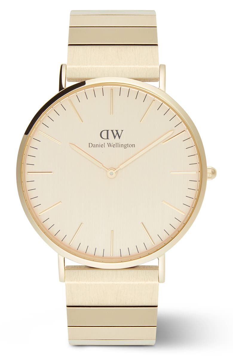 Daniel Wellington Classic Piano Bracelet Watch, 40mm, Main, color,