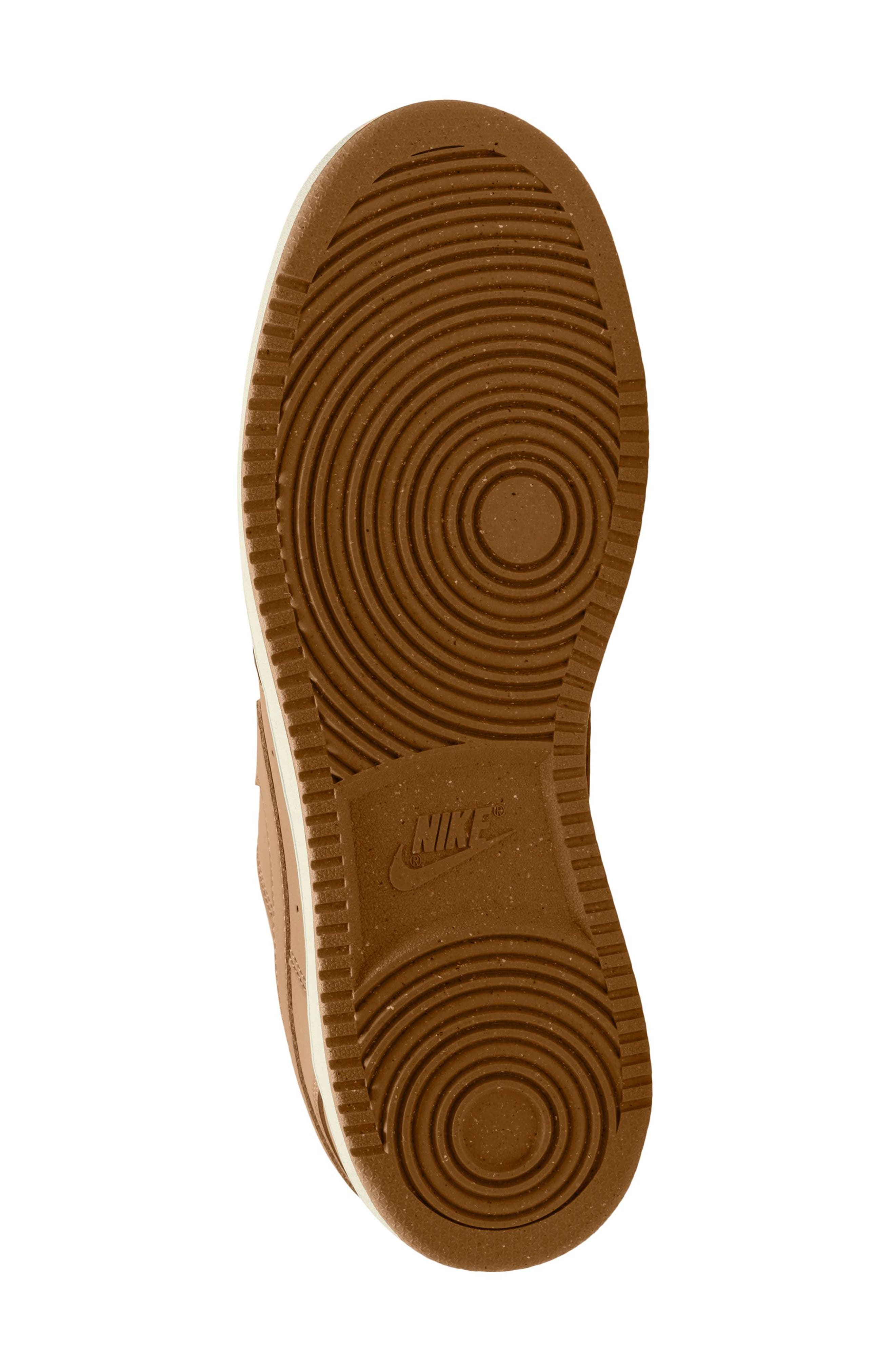 Nike Court Vision Low Sneaker, Alternate, color, Flax/ Flax/ Sail