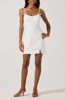 ASTR the Label Bow Detail Minidress