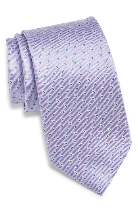 Neat Paisley Silk Tie