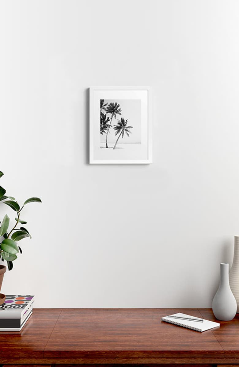Deny Designs Island Framed Art Print, Alternate, color, Black-White